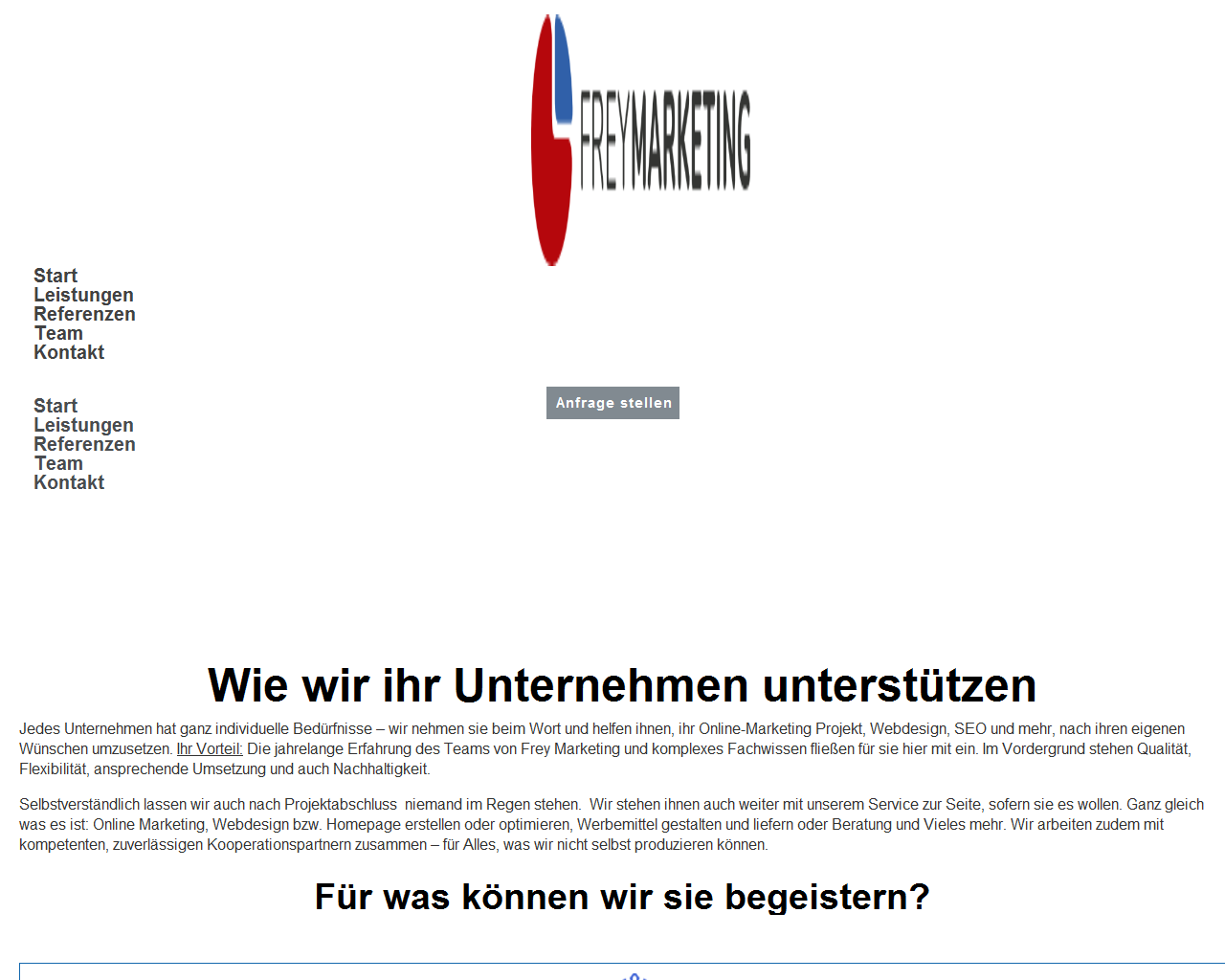 FREY MARKETING Profile, News, Client Reviews & Ratings At 10SEOS