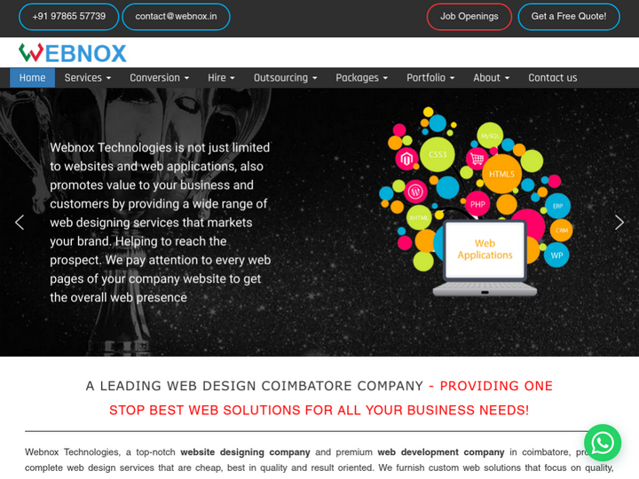 Webnox Technologies Profile, News, Client Reviews & Ratings At 10SEOS