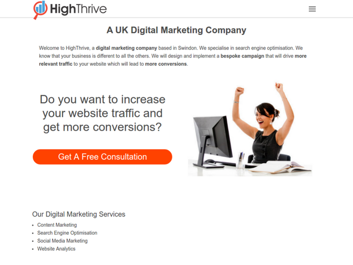 Highthrive Profile, News, Client Reviews & Ratings At 10SEOS