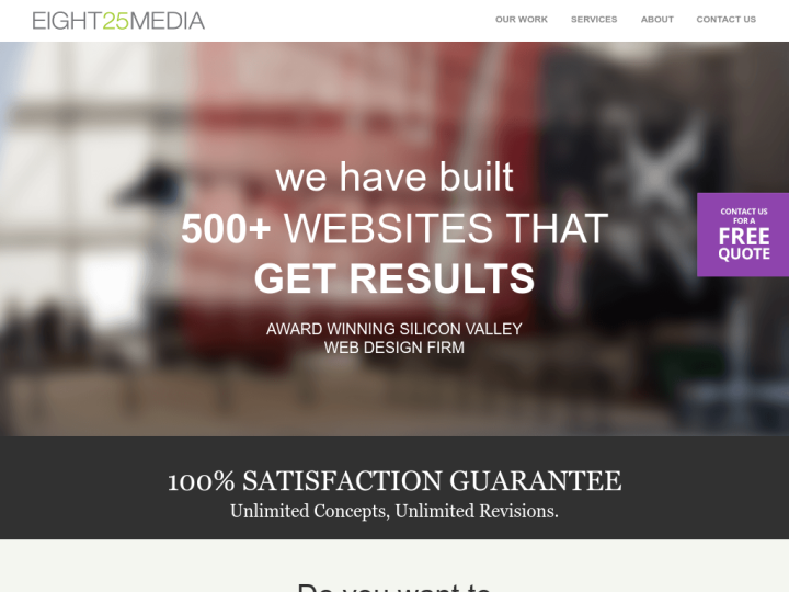 EIGHT25MEDIA Profile, News, Client Reviews & Ratings At 10SEOS