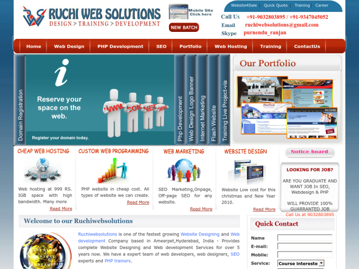 Ruchi Web Solutions Profile, News, Client Reviews & Ratings At 10SEOS
