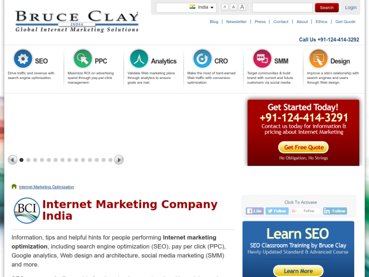 Bruce Clay India Profile, News, Client Reviews & Ratings At 10SEOS