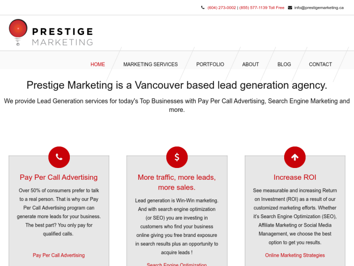 Prestige Marketing Profile, News, Client Reviews & Ratings At 10SEOS
