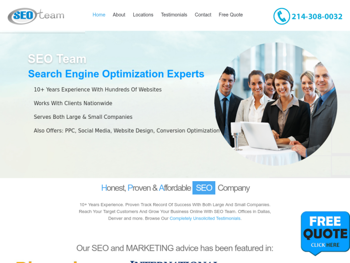 SEO Team Profile, News, Client Reviews & Ratings At 10SEOS