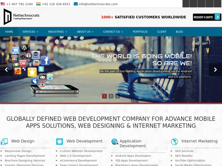 Nettechnocrats Pvt. Ltd. Profile, News, Client Reviews & Ratings At 10SEOS