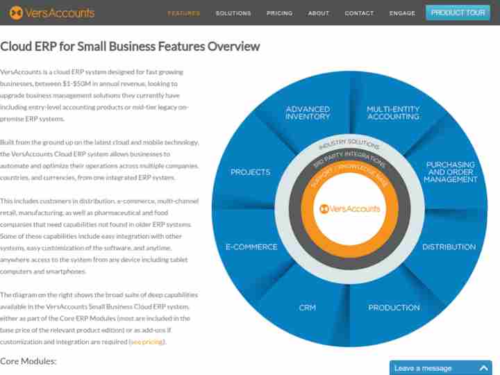 VersAccounts Small Business Cloud ERP