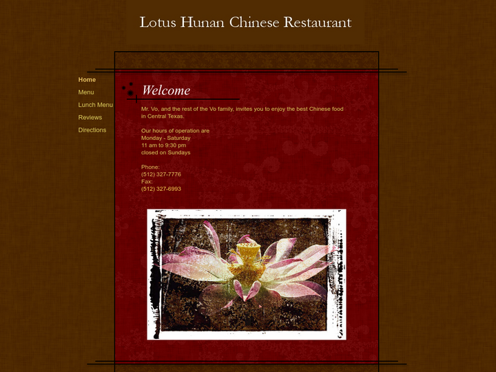 Lotus Hunan Chinese restaurant