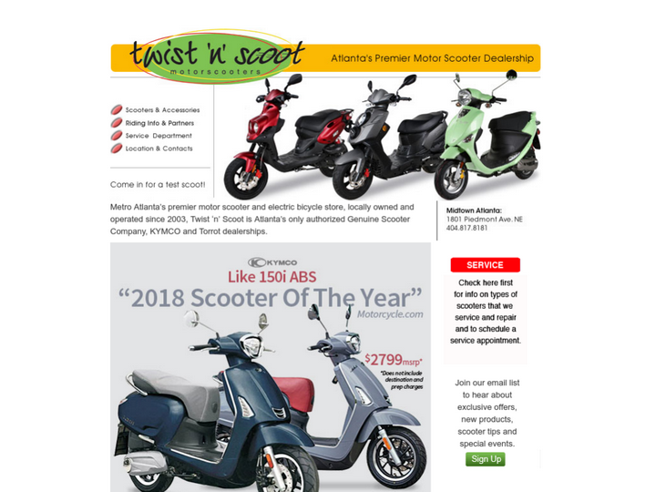 Twist ‘n’ Scoot Motorscooters