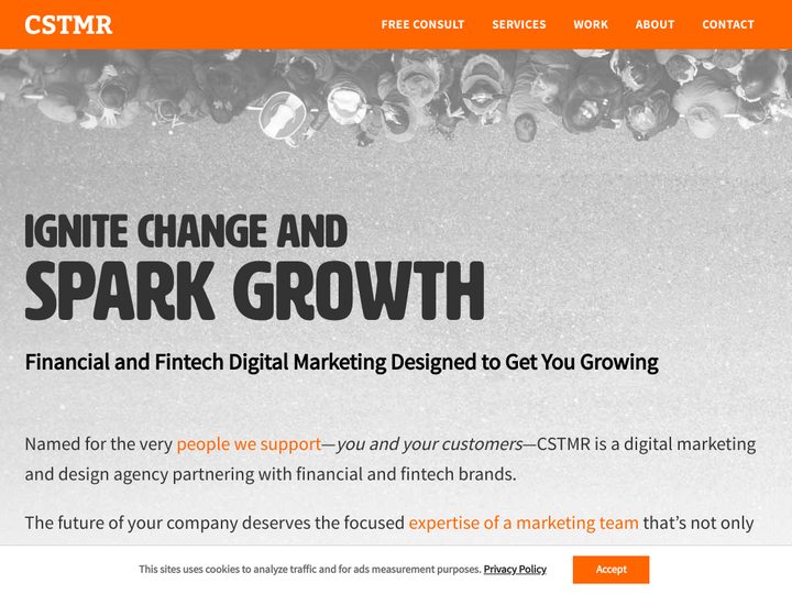 CSTMR Fintech Marketing Agency