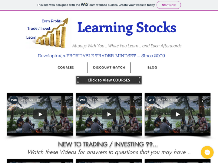 Learning Stocks - share market training