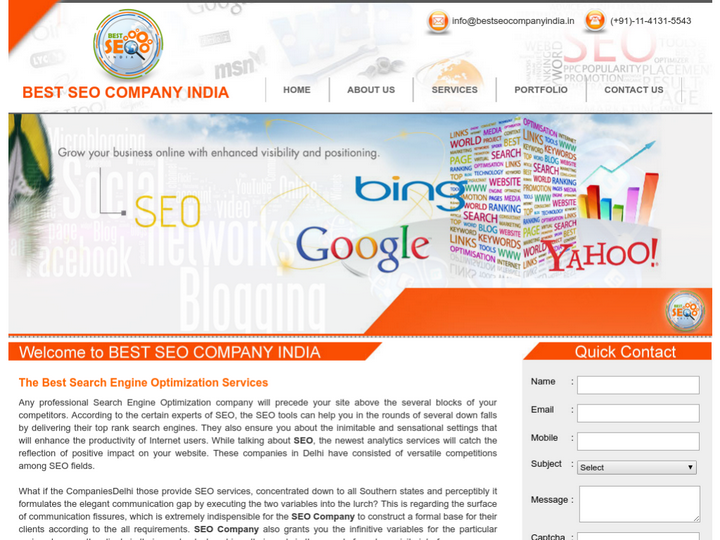 The Best SEO Company India