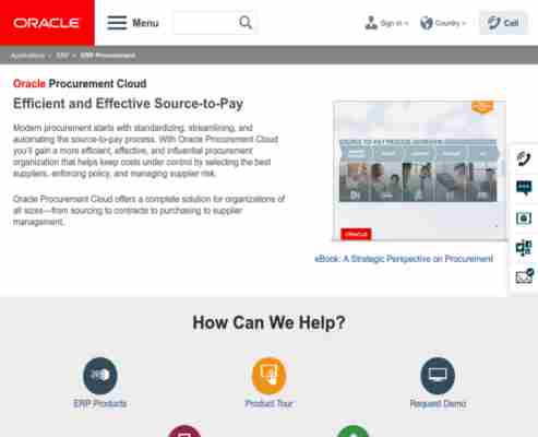 Oracle Fusion Procurement
