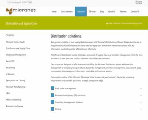 Micronet Distribution Software