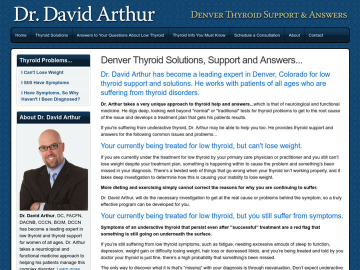 Dr. David Arthur, DC