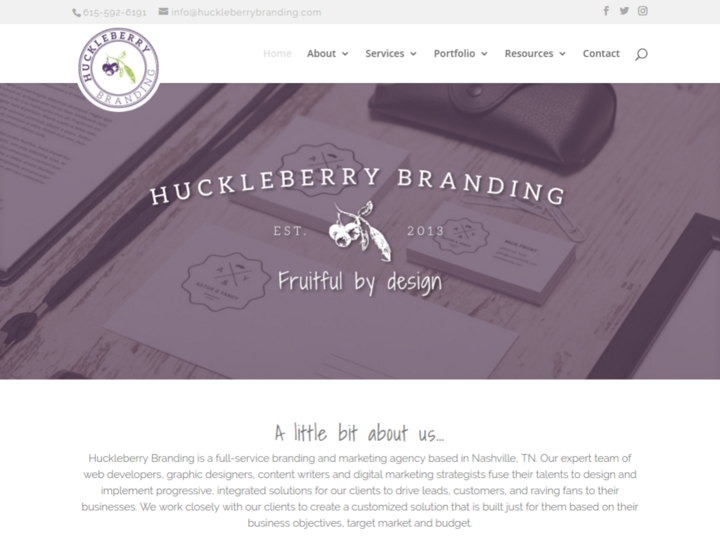 Huckleberry Branding