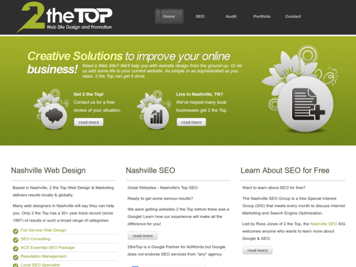 2theTop Web Site Design & Promotion
