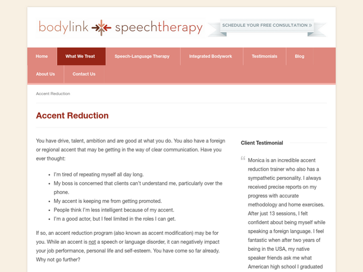 Bodylink Speech Therapy