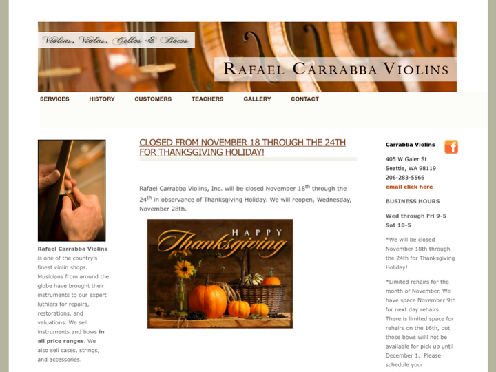 Rafael Carrabba Violins Inc