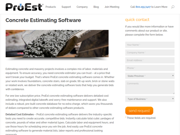ProEst Estimating Software