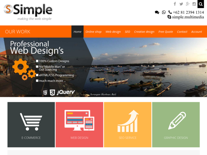 Bali Web Design