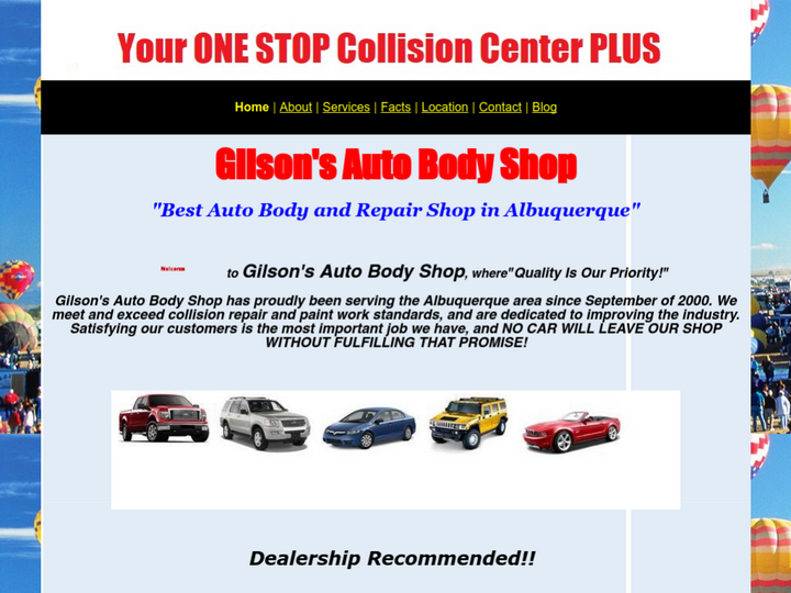 Gilson's Auto Body Shop