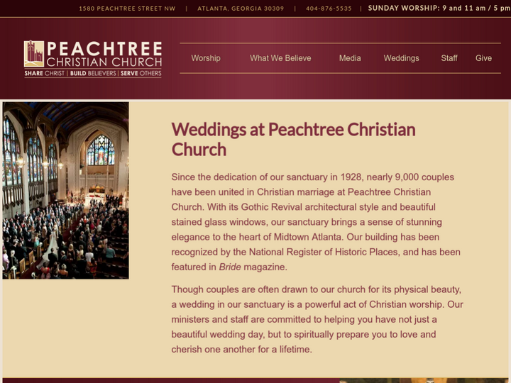 PEACHTREE CHRISTIAN CHURCH
