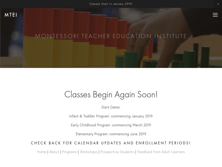 The Montessori Teacher Education Institute