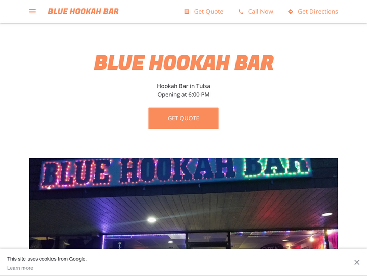 BLUE HOOKAH BAR