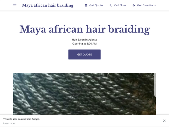 Maya African Hair Braiding