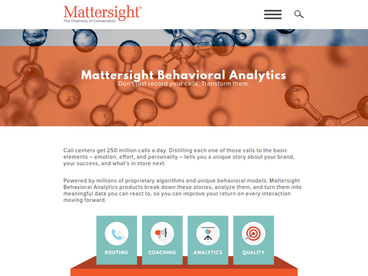 Mattersight Behavioral Analytics