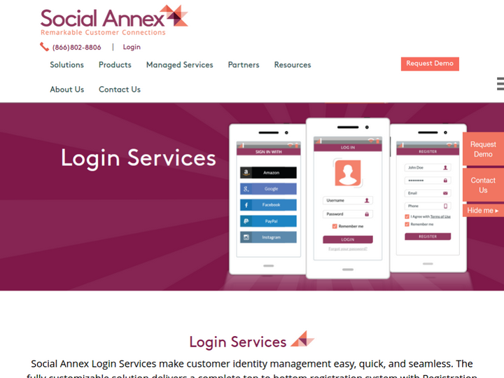 Social Annex Login Services