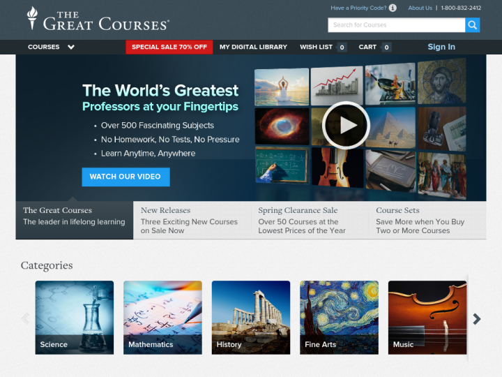 THE GREAT COURSES