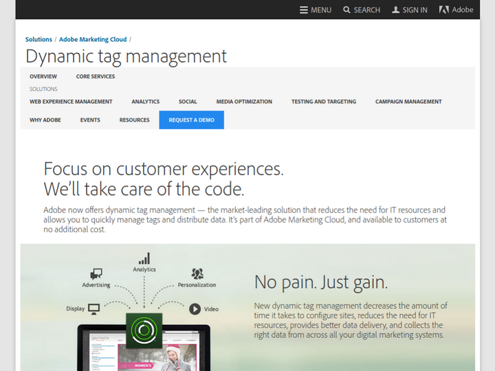 Dynamic Tag Management by Adobe
