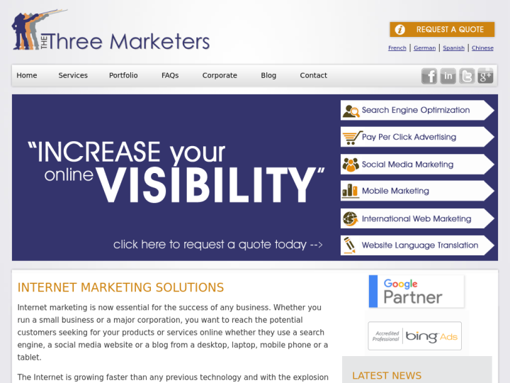 The Three Marketers Inc