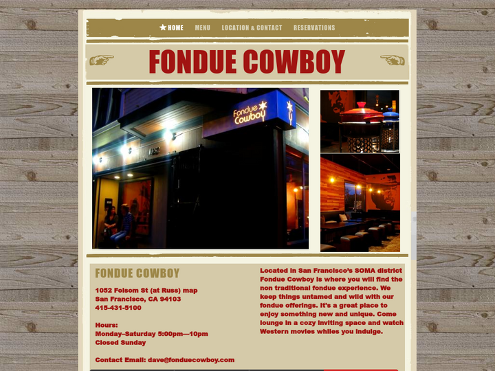 Fondue Cowboy