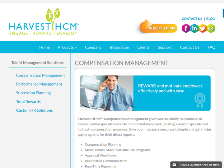 Harvest HCM Compensation Management Software