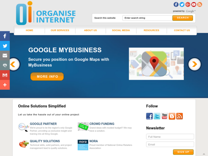 Organise Internet