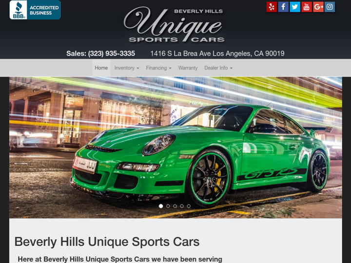 Beverly Hills Unique Sports Cars