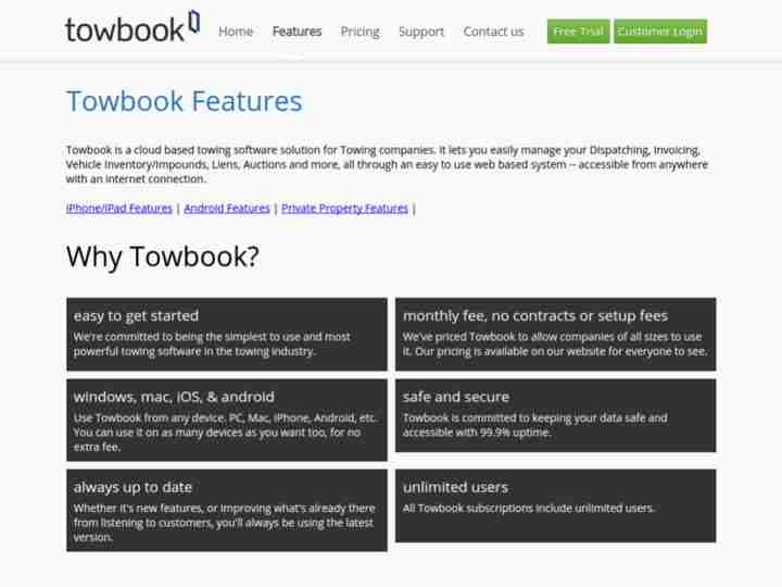Towbook Management Software