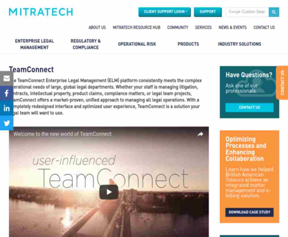 Mitratech TeamConnect