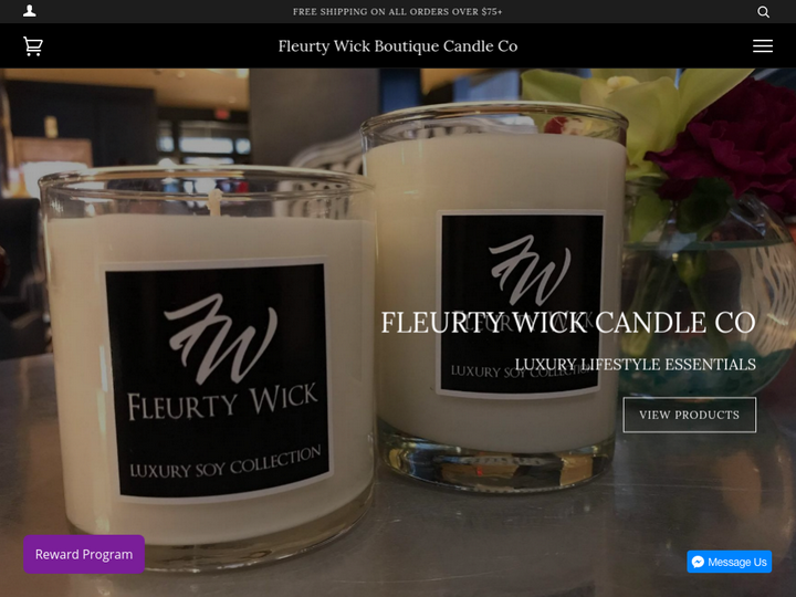 Fleurty Wick Boutique Candle Co