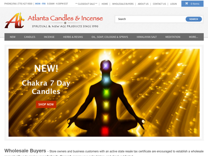 Atlanta Candles & Incense