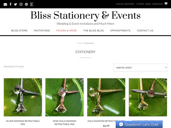 Bliss Stationery & Events