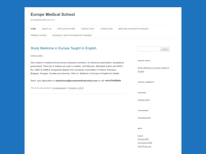 Europe Medical School