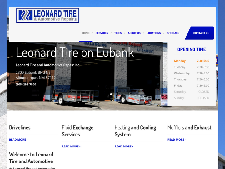 Leonard Tire and Automotive Repair Inc