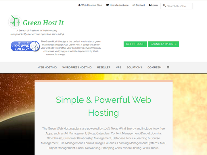 GREEN HOST IT