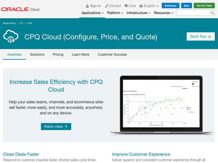 Oracle CPQ Cloud