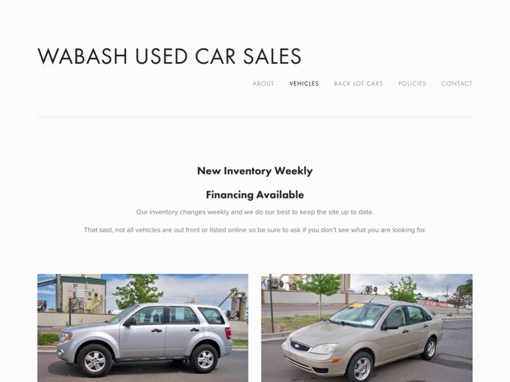 Wabash Used Car Sales
