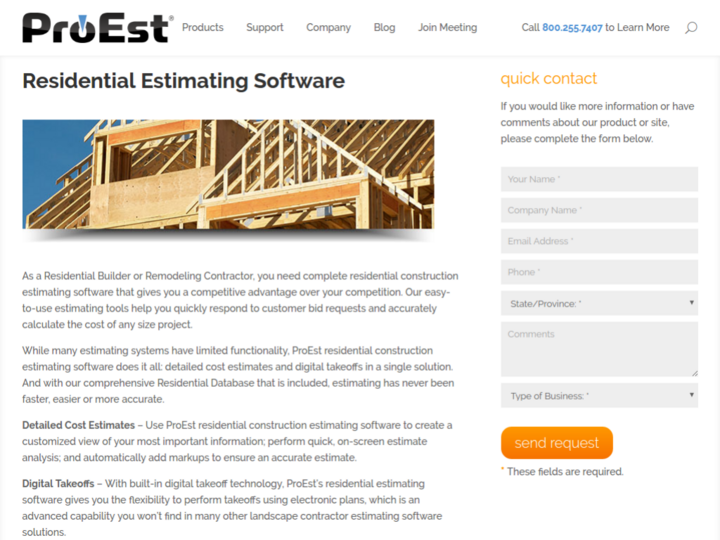 Residential Estimating Software