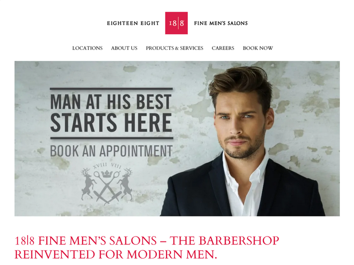 18|8 Fine Men's Salons - Brookhaven